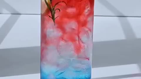 Strawberry Blue Mocktail