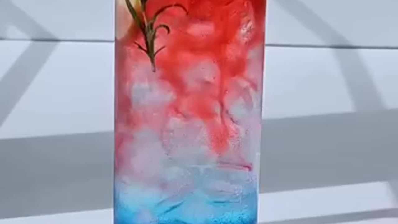 Strawberry Blue Mocktail