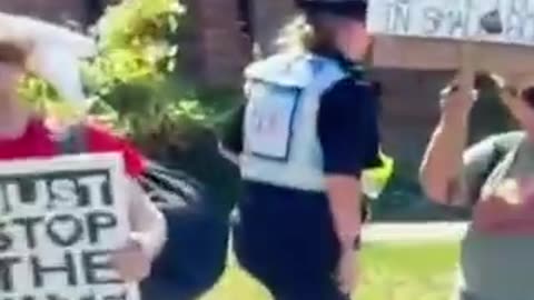 Police staging protests, with your tax paying money...