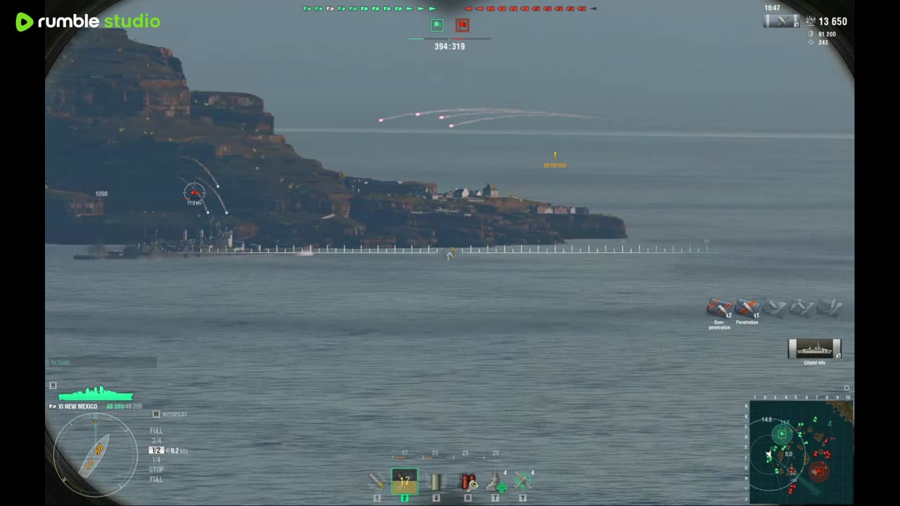 playing warships with a new ship... again