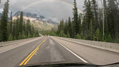 Canadian Rockies Rainbow