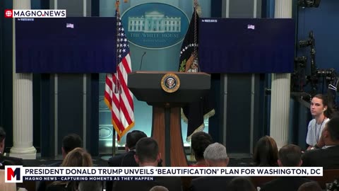 🇺🇸 President Trump Unveils 'Beautification' Plan for Washington, DC Amid Rising Crime [LIVE]