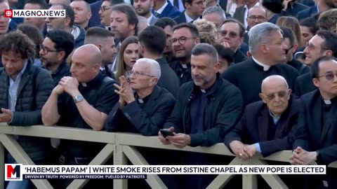 «Habemus Papam» | White Smoke Emerges from Sistine Chapel as New Pope is Elected [LIVE]
