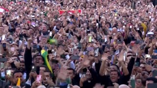 Newly elected Pope Leo XIV appears on balcony of St. Peter's Basilica
