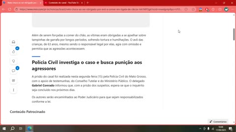 Neto chora ao ser obrigado por avó a comer em tigela de cão
