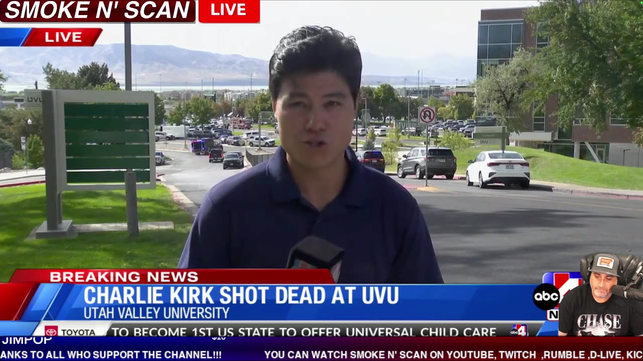 LIVE SCANNER FEEDS OF UTAH POLICE SEARCHING FOR CHARLIE KIRK SHOOTER #live