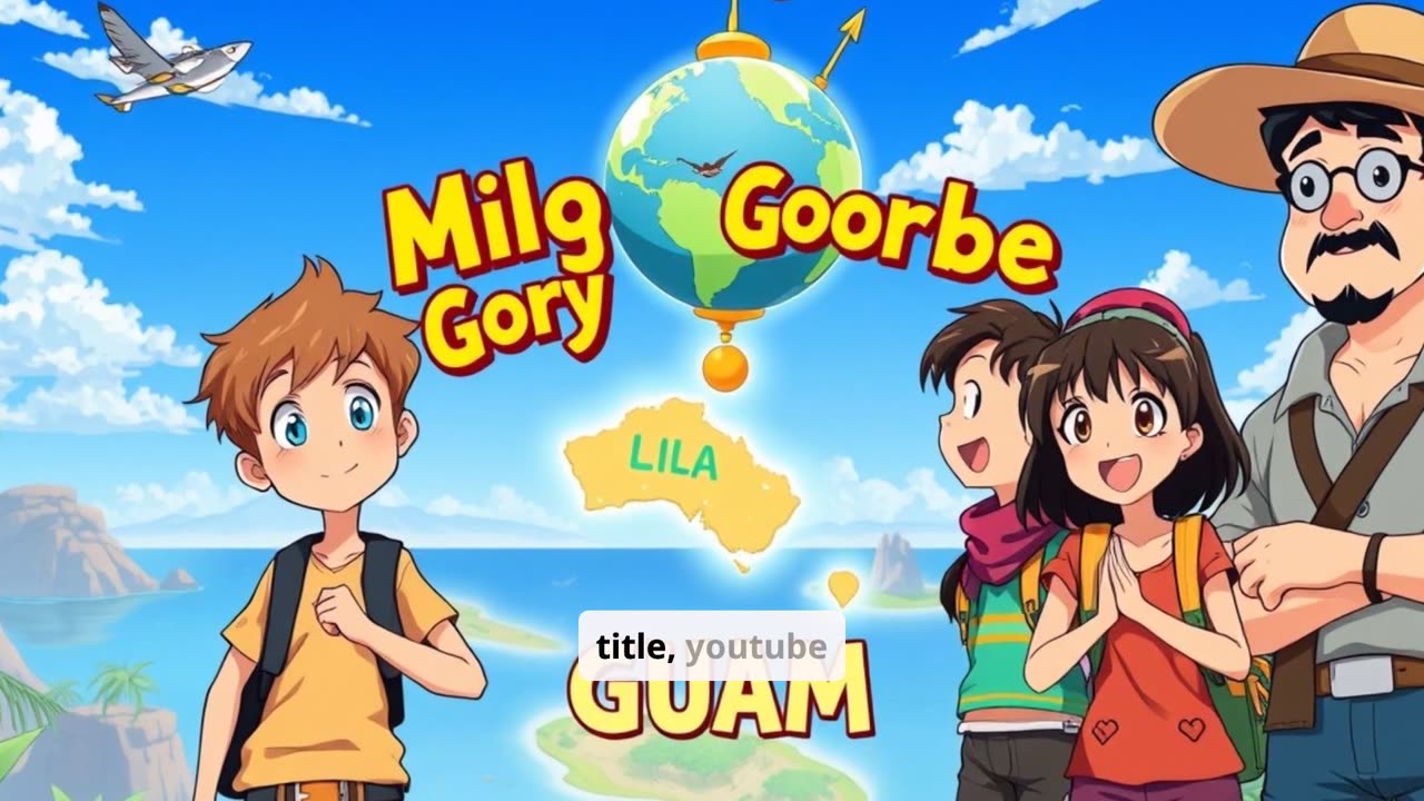 Exploring Guam with Milo the Magic Globe, Ben, and Lila