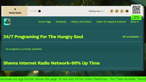 Shema Internet Radio Live Daily Stream