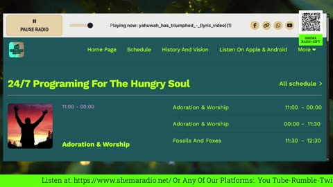 Shema Internet Radio Live Daily Stream