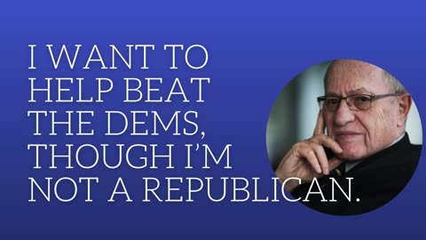 I want to help beat the Dems, though I'm not a Republican.