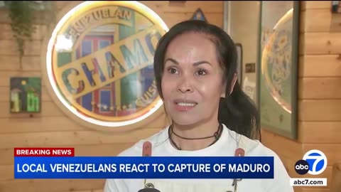Venezuelan in California is "so happy" about Trump arrest of Nicolás Maduro