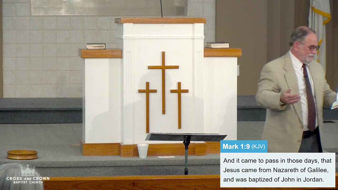 Pastor Davis - Sunday School - "Book of Mark" - 3.16.25