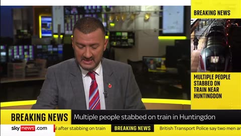 At least 10 people injured, 9 with life-threatening injuries, from stabbing attack