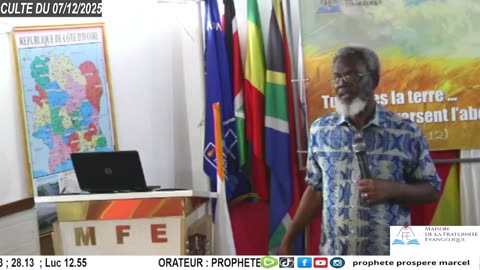 CULTE DU 07/12/2025 THEME : DELIVRANCE ET LIBERATION DE L’AFRIQUE : LE ROLE DU VENT DU SUD