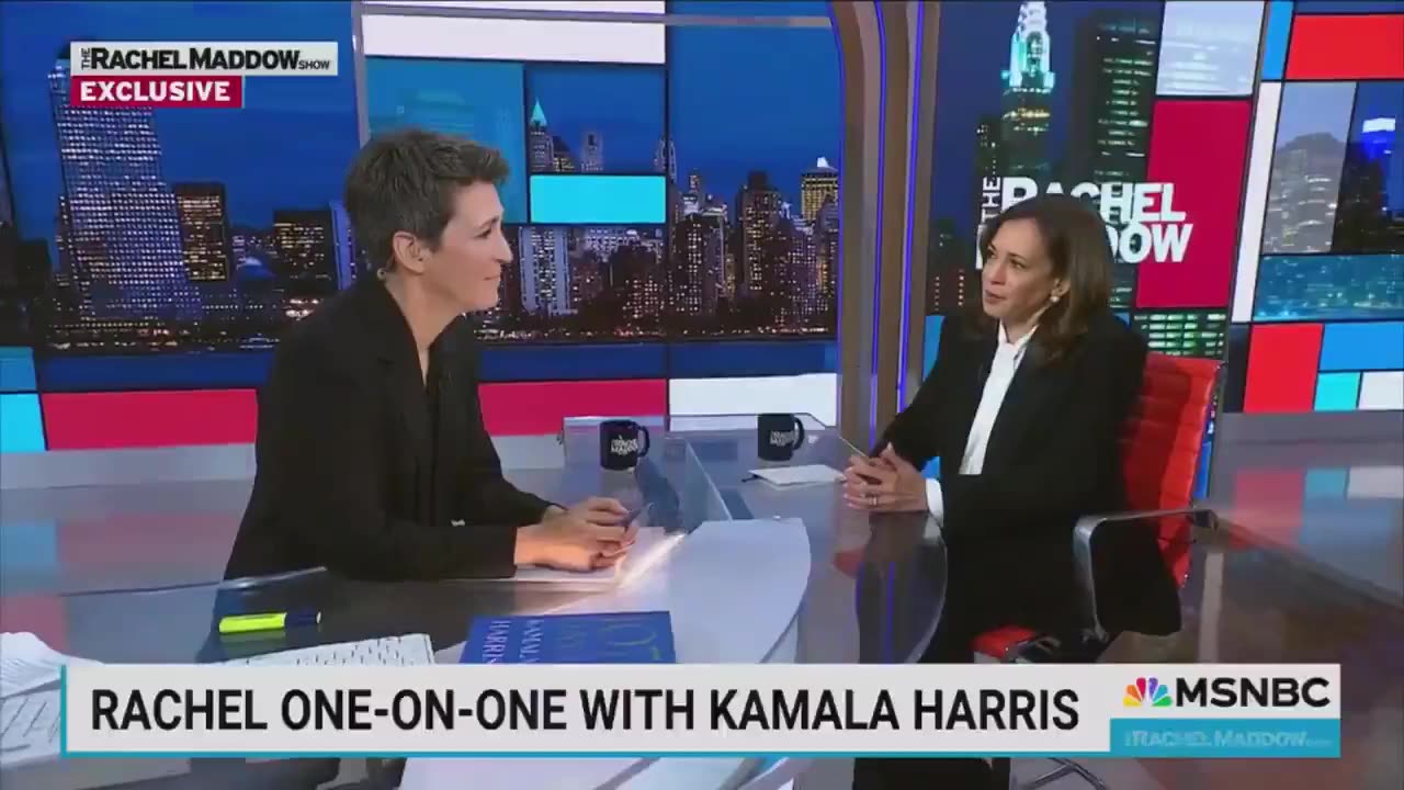 Kamala Harris Visibly Rattled Amid Grilling From Rachel Maddow