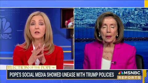 🚨 BABY KILLER NANCY PELOSI BEGS POPE TO OPPOSE DEPORTATIONS
