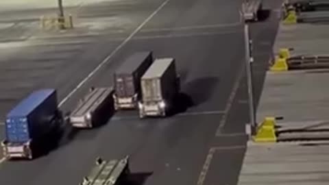 The chinese have turned an entire port into a giant amazon warehouse