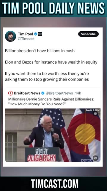 Bernie Sanders Rails AGAINST Billionaires #shorts.mp4