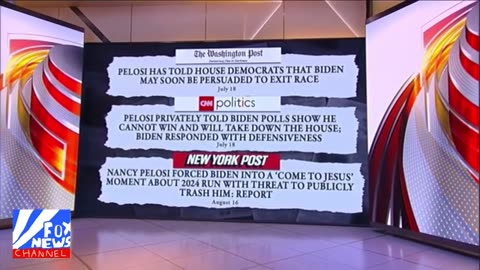 AUGUST 20 2024 Pelosi Addresses tension with Biden after 2024 exit