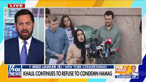 Khalil continues to refuse to condemn Hamas