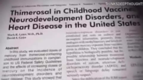 "Thimerosal Mercury Is Immensely Toxic & Must Be Stopped Because It Causes Autism."
