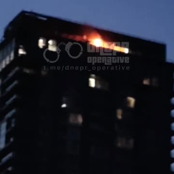 Russian Missile Strike on a Highrise Building in City of Dnipro(Prewar Pop.1 Million)