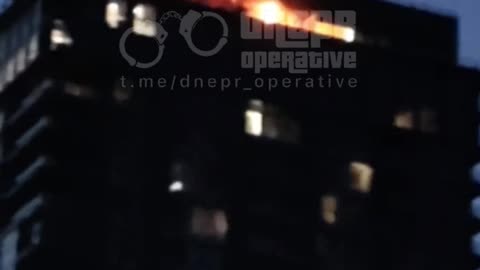 Russian Missile Strike on a Highrise Building in City of Dnipro(Prewar Pop.1 Million)