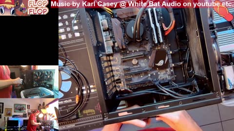 finishin up quickly pc builds and case swaps continued