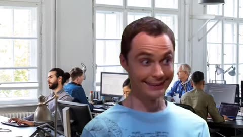 #sheldoncooper #sonrisaaterradora #compañerosdetrabajo #humor #parati #fypシ゚