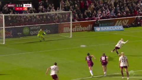 West Ham United Women v Arsenal Women Highlights