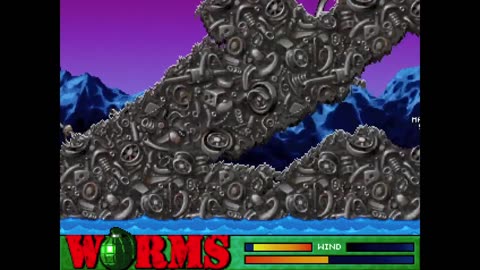 Worms playstation 1 classic gameplay