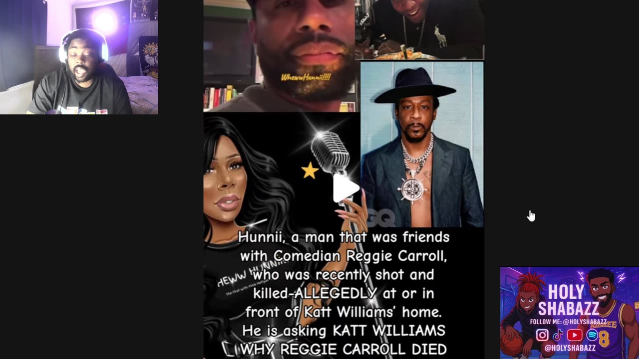 Reggie Carroll’s Death at Katt Williams’ Home Sparks Rumors, But He Deserves Respect 🕊 #holyshabazz