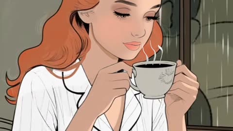 ✨ Fairytale Rainy Morning | Princess Vibes, Candlelight & Coffee Magic ☕🌧