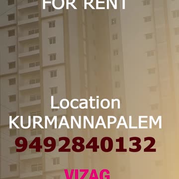 2Bhk House Rental #Vizag SteelPlant Gajuwaka #Kurmannapalem #Visakhapatnam Andhrapradesh Flatrent