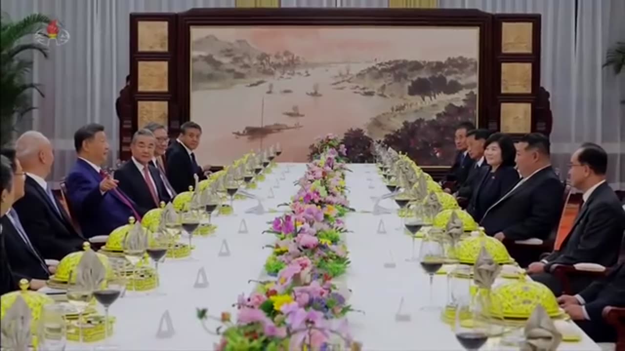 朝鲜央视50分钟领导人访华纪录片