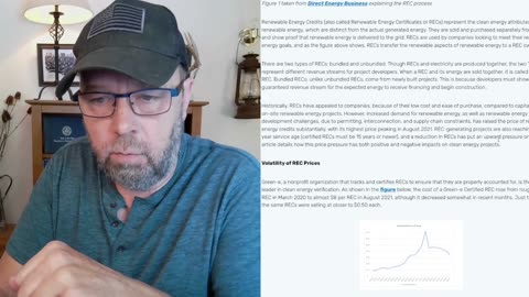 Re: The Forced Redistributive "Greenwashing" Scam of Wind & $olar 'Renewable Energy Credits' (RECs)