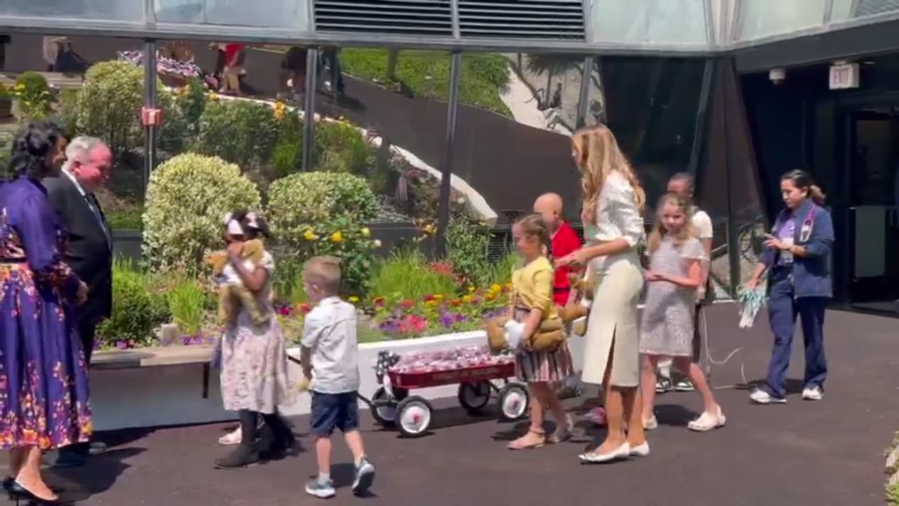 Melania Shares Heartwarming Moments With Cancer Kids