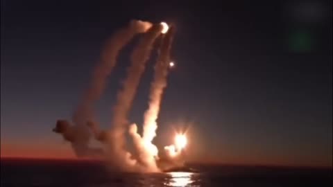 The moment Iranian submarines launch missiles towards Israel
