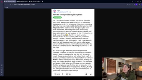 Did Estrogen Ruin My Brain? Why Can’t I Get a Uterus? -- Reddit Wednesday