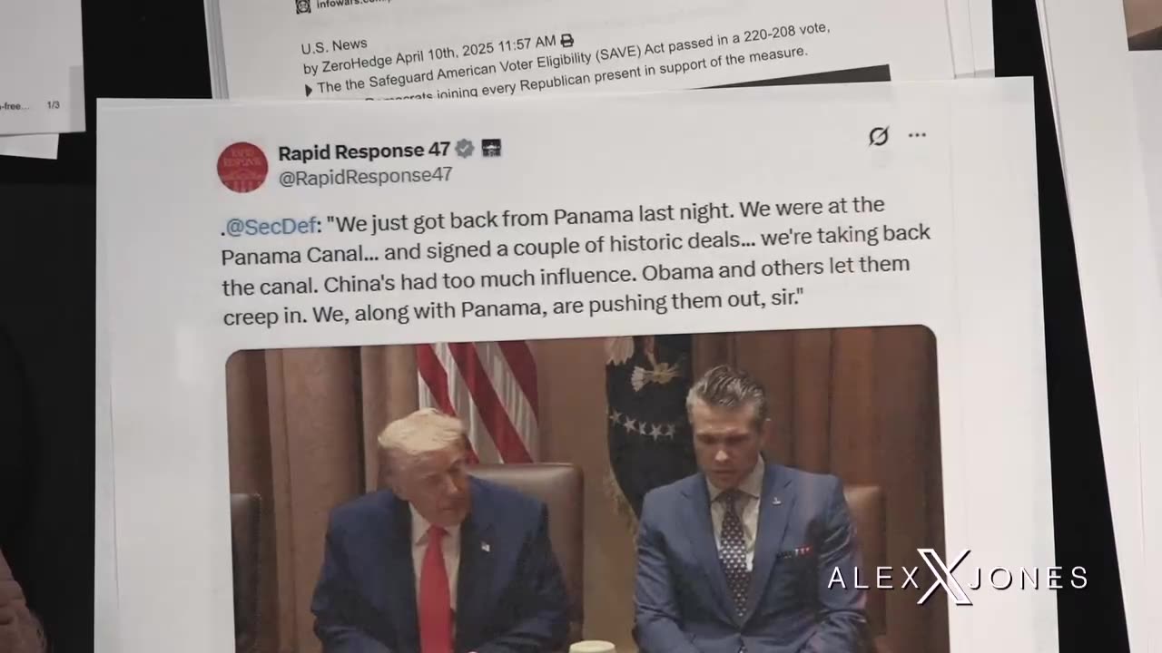 Secretary Pete Hegseth Just Announced To The World That The US Has Retaken The Panama Canal