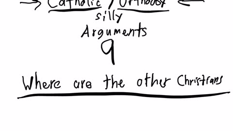 Catholic/Orthodox silly arguments 9