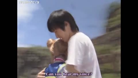 Usagi & Mamoru sailor moon live action act 36 Mamoru hugs Usagi and she faint's