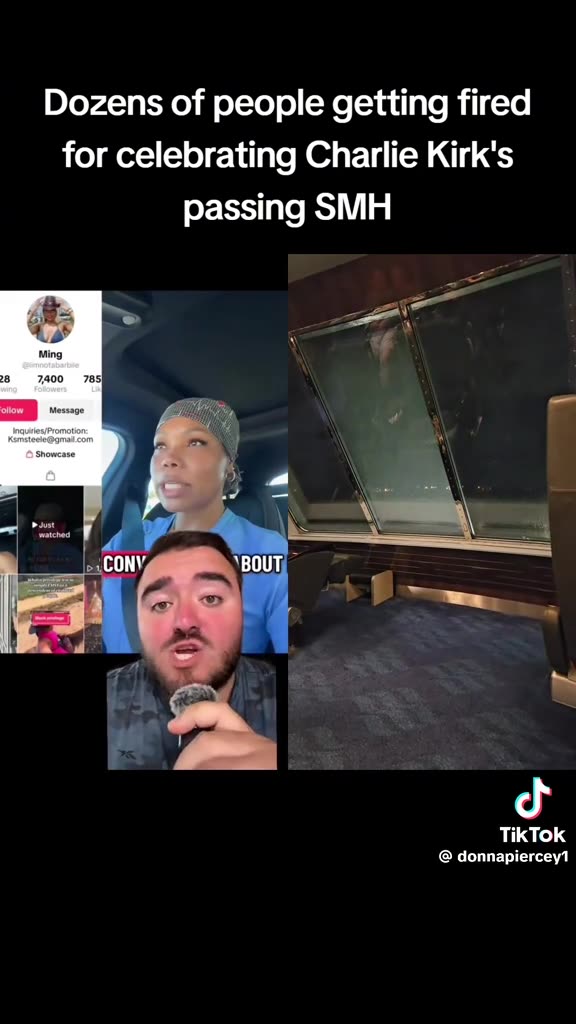 Breaking ⛔️Dozens of people getting fired for celebrating Charlie Kirks passing SMH