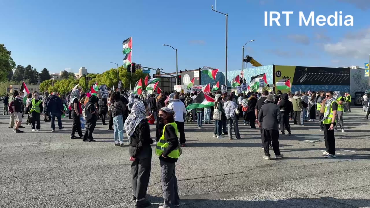 Pro Palestine Los Angeles Protest 4-25-25