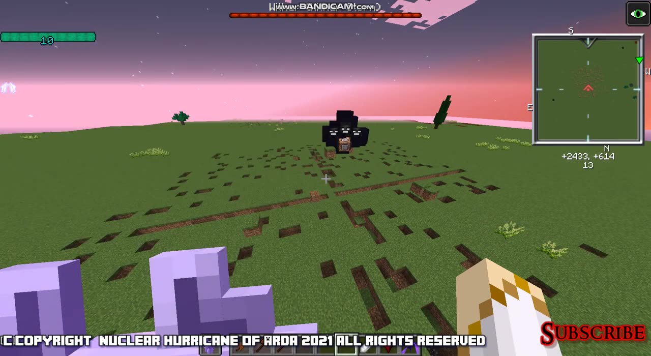 Minecraft Mob Battle Wither storm vs Amagalich Lycanites mobs