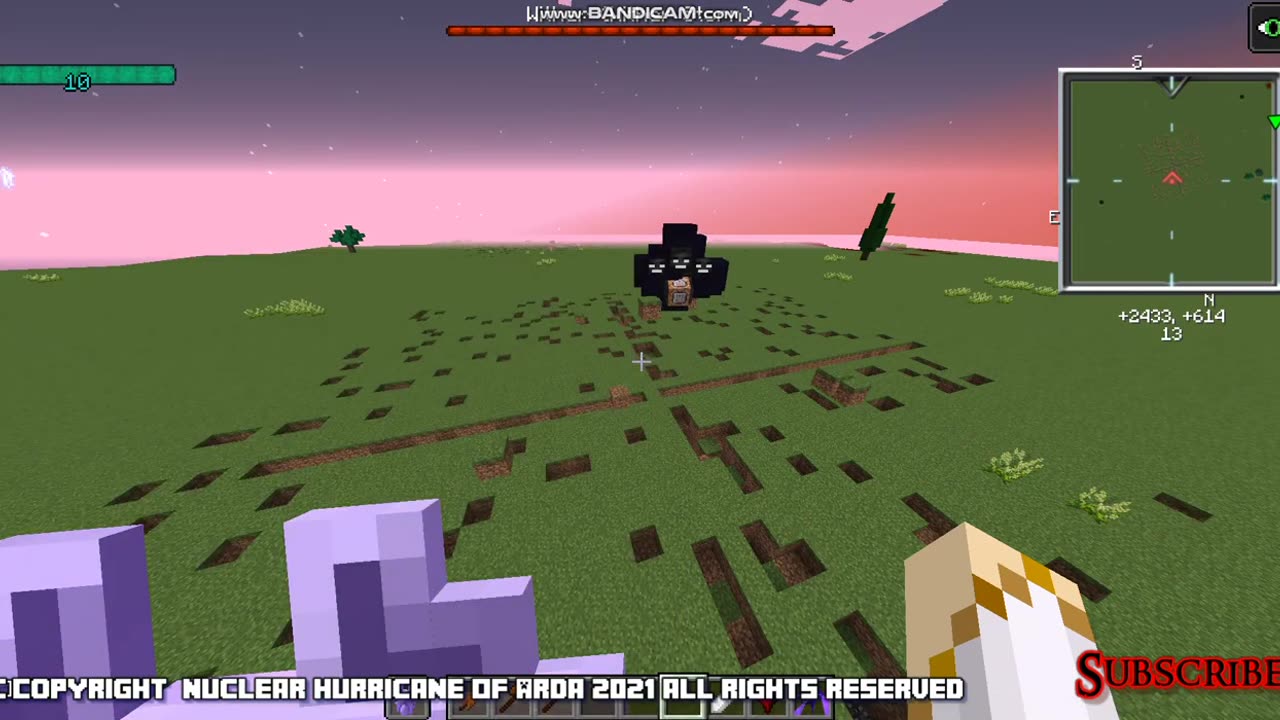 Minecraft Mob Battle Wither storm vs Amagalich Lycanites mobs