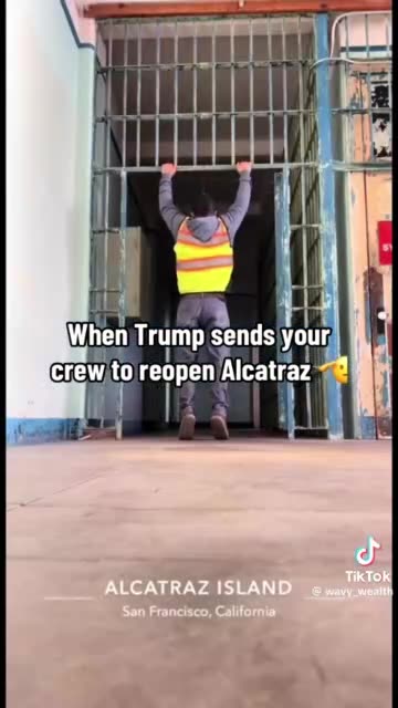 CREWS WORKING ON ALCATRAZ