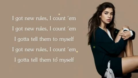 Dua Lipa New Rules Song Lyrics
