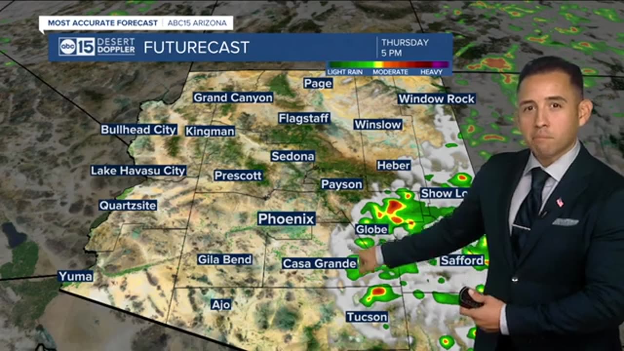 Winds cranking up across Arizona as temperatures drop