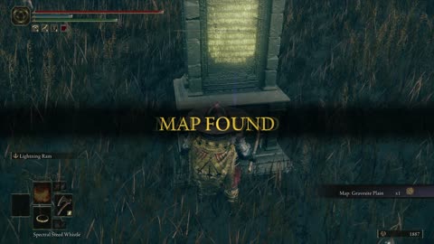 Elden Ring DLC | Map: Scorched Ruins from Gravesite Plain site of grace